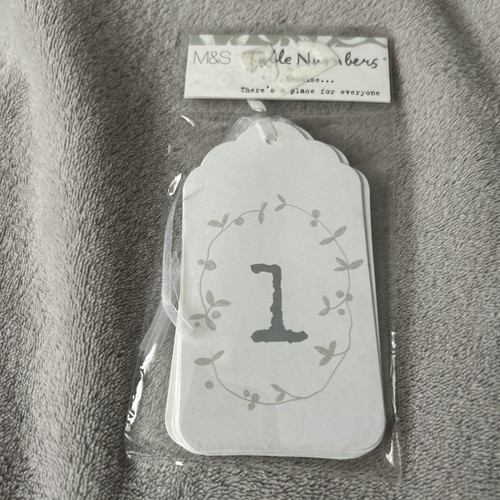 Table numbers 10 bnwt - table, 1-10