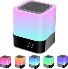 Bedside Lamp with Alarm Clock