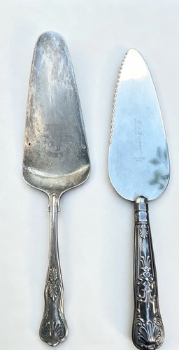 Vintage cake servers kings - vintage,