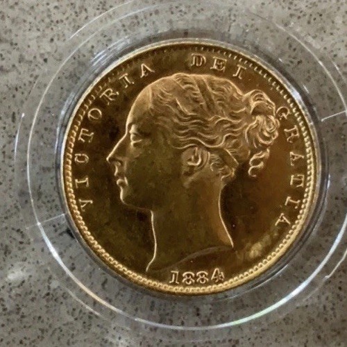 1884 queen victoria soverign - victoria,