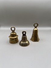 Vintage solid brass bells - solid,