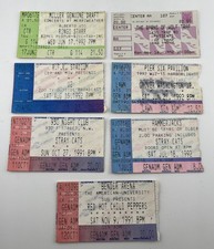 7 Vintage 90s Concert Ticket