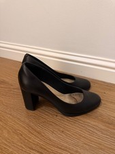 Cabin Crew Black Leather Shoes