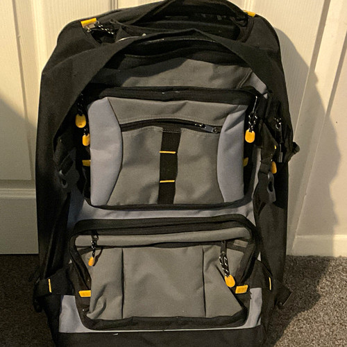 Black grey nylon rolling - black/grey,