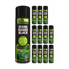 Autotek Stone Black Guard Protects Against Chips Aerosol Spray Paint 500ml x12