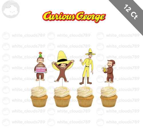 Curious george cupcake - curious,