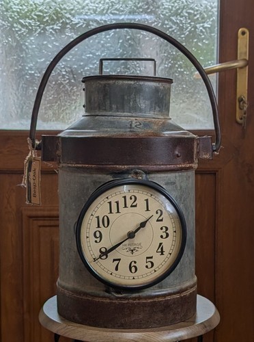 Unique milk churn clock - churn,