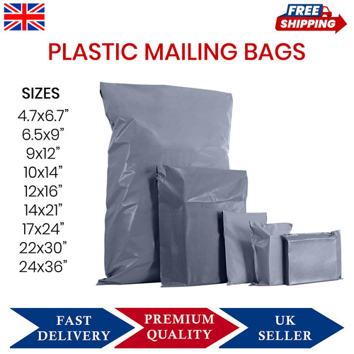 Grey mailing bags strong - mailing,