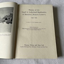 History Of The Argyll &