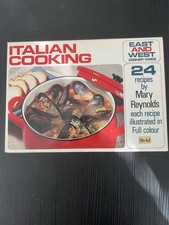 Vintage 20 Italian Cooking Cards In Case Recipe Book