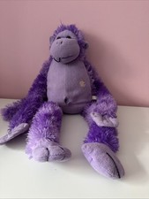 Hanging Monkey purple Plush
