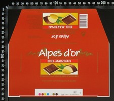 Set of 3 Original Lidl (Germany) 100g 'Alps d'or'  Chocolate Wrappers 1990s