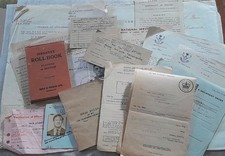 Vast Quantity Of Military & Civilian Paperwork For Ian Bain Seaforth Highlanders