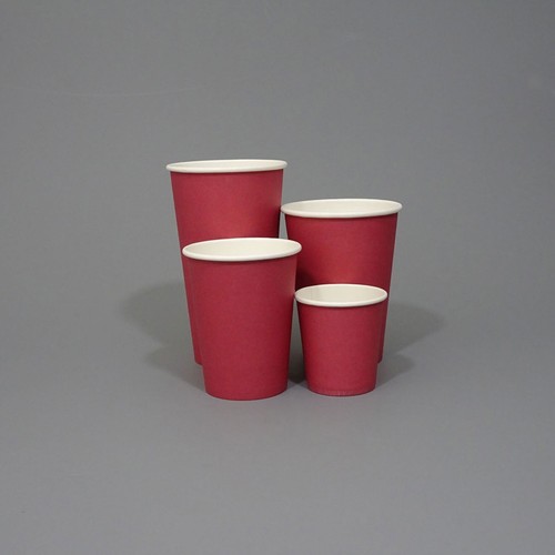 Red paper cups for - red,