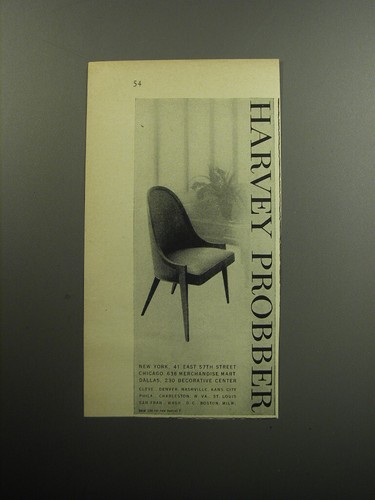 1957 harvey probber - probber, chair