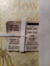 McDonalds Monopoly game tile Park Lane M520 vintage collectable