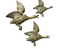 Heavy Cast Brass Set of Three