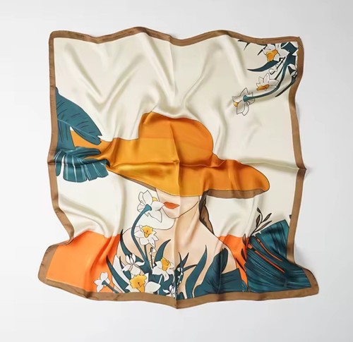 Silk feel lady hat square - silk-feel,