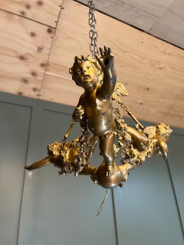 Antique cherub putti ceiling - antique, cherub/putti