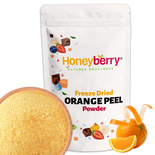 Freeze dried orange - freeze,