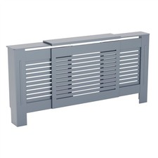 CLEARANCE Vida Designs Adjustable Radiator Cover Heating DecorGrey
