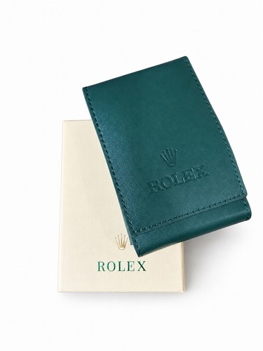 Rolex leather travel watch - leather,