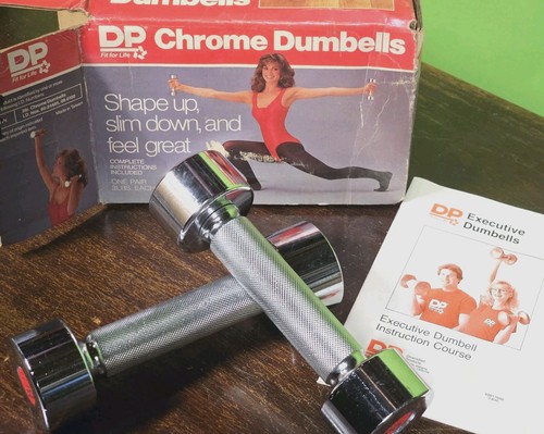 Chrome dumbbells lb - dumbbells, 3