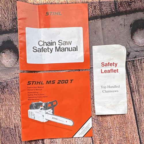 Stihl 200 instruction - ms,
