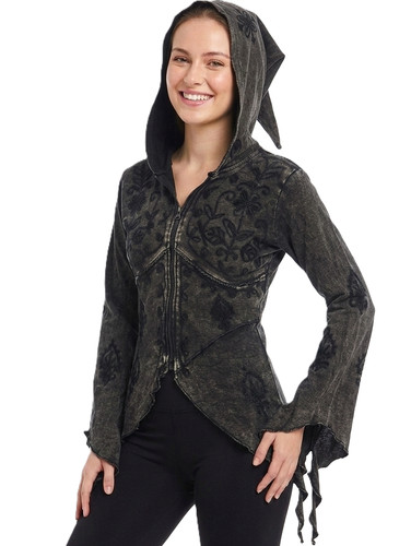 Women boho pixie hooded - boho,