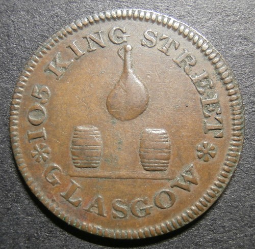 Scotland trade token - ,