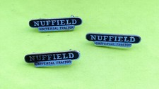 1x 1960s NUFFIELD Tractor enamel badge lapel pin Farming BMC