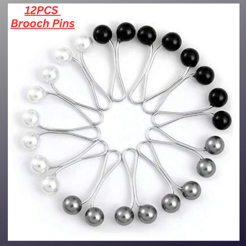 Scarf pins shaped brooch - scarf, u-shaped