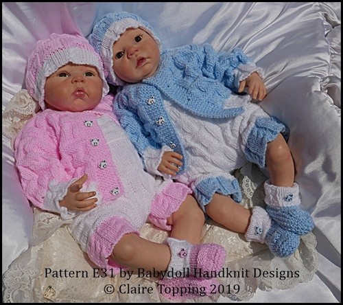 Reborn doll baby knitting - doll,