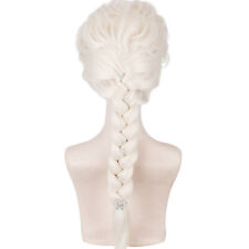 Cosplay Elsa Anna Fancy Dress Hairpiece Wig Womens Frozen