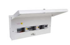 Eaton Split Load Surface Mounted Consumer Unit 2-pole 100A isolator + 2x 80A RCD