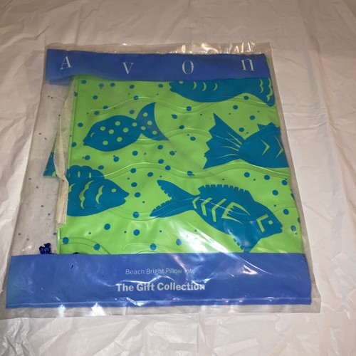 Vtg avon beach bright pillow - bright,