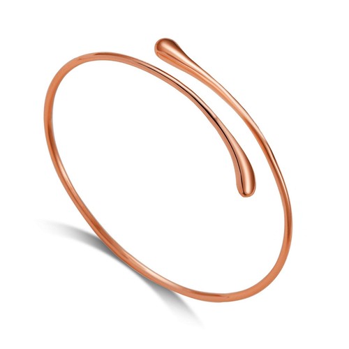 Rose gold plated teardrop - gold,