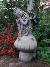 Stone garden fairy - stone,