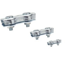 SIMPLEX DUPLEX EGG SHAPE U BOLT THIMBLE STEEL WIRE GRIPS CLAMP CLIPS ROPE CABLE