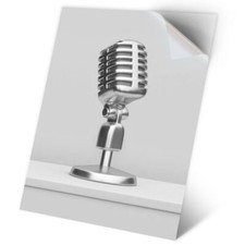 1 x Vinyl Sticker A2 - BW -