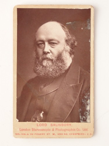 Lord salisbury cdv photograph - lord,