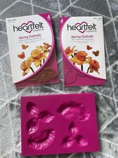 Heartfelt Creations Spring Daffodil Stamps Dies 3D Shaping Mold Mould Craft Set