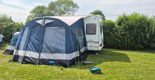 Caravan awning - caravan,