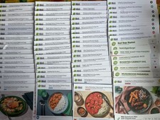 70 Hello Fresh Recipe Cards, Plus Extra, Some Holepunched, Some Old Style