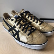 Onitsuka Tiger Rare Trainers Gold & Black Shoes UK 10 Men’s Excellent Condition