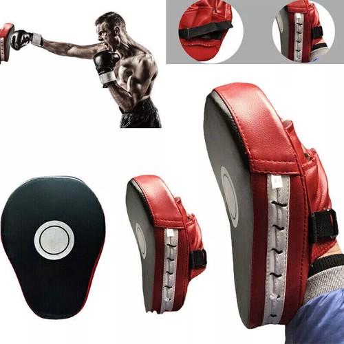 Curved boxing punch mitt - curved,