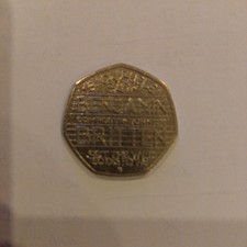 2013 Benjamin Britten  50p Fifty Pence Coin