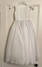 Linzi Jay Dress White Age 7