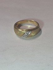 Gent's Gold-Diamond Wedding