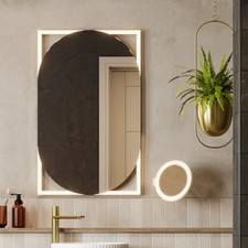 HIB Rubin 50 Brushed Brass LED